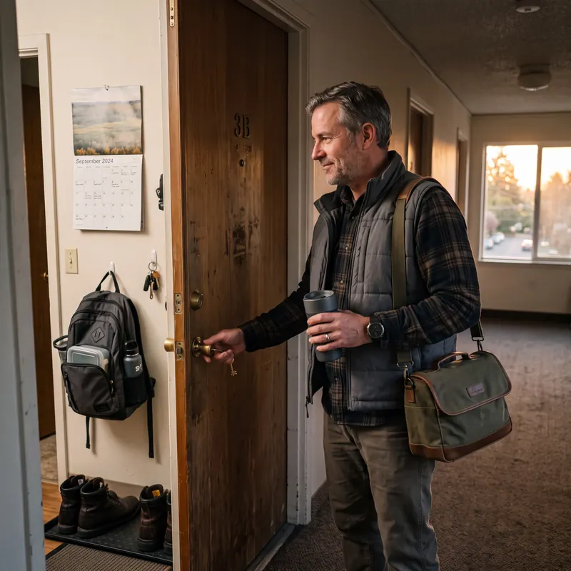 Step 2, Stabilized — a participant settling into stable housing and routine